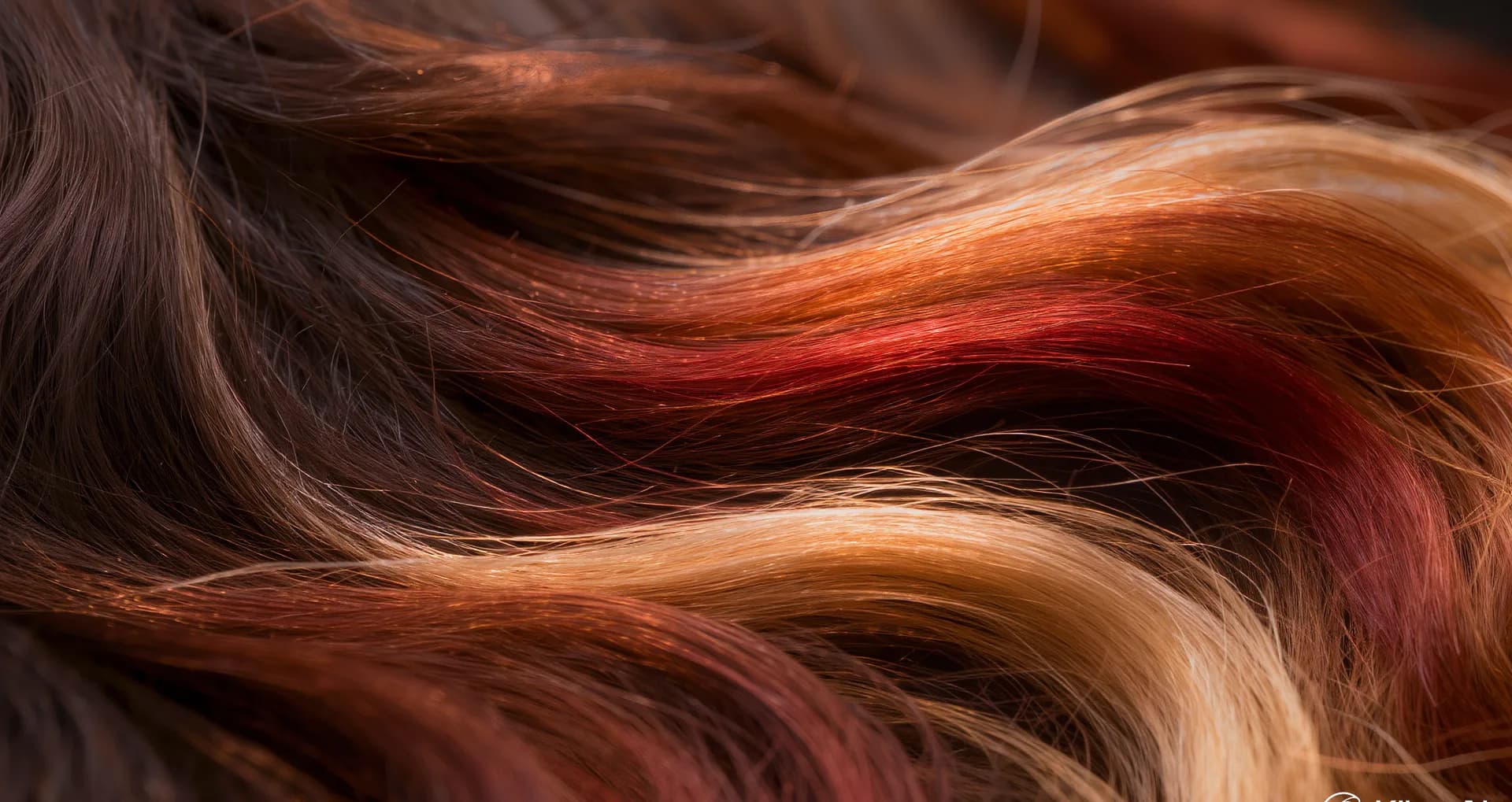 Abstract hair texture background